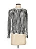 H&M 100% Viscose Black Long Sleeve Top Size 2 - photo 1
