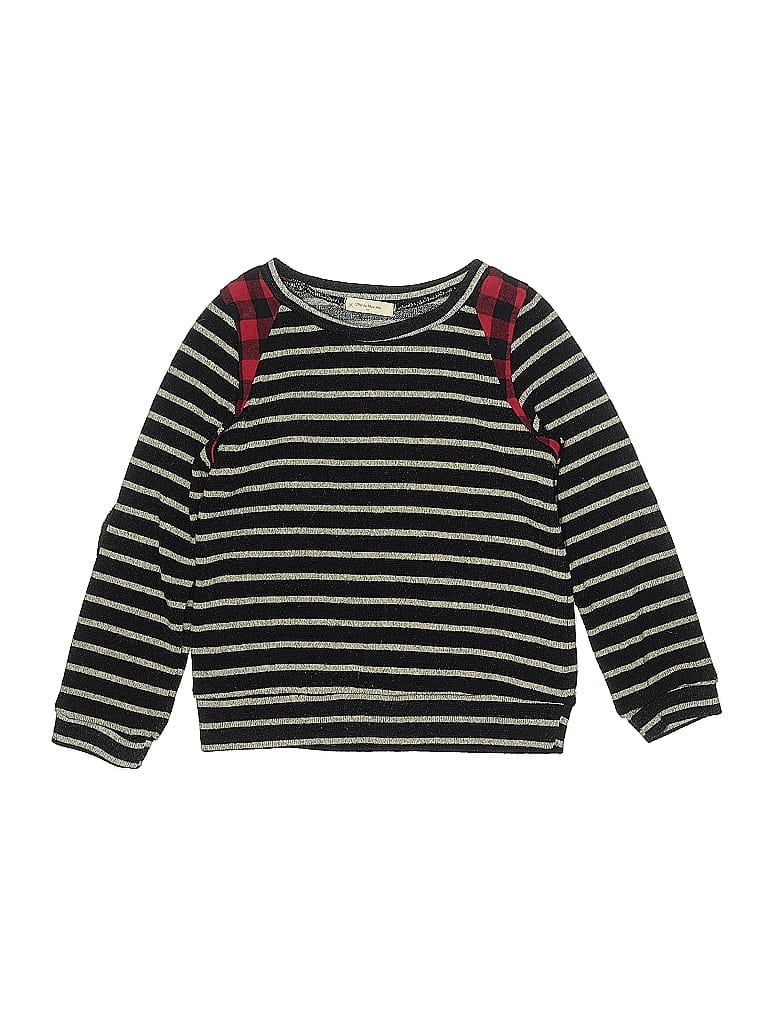 Pre-owned 12pm By Mon Ami Kids' Pullover Sweater In Black