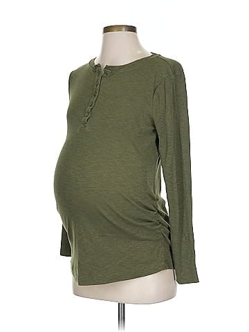 Gap - Maternity Long Sleeve Henley (view 1)