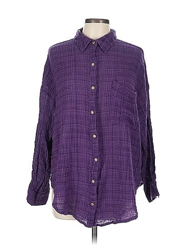 Free People Long Sleeve Button-Down Shirt (view 1)