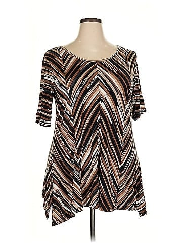 Dana Buchman Short Sleeve Blouse (view 1)