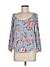 Billabong 100% Rayon Blue 3/4 Sleeve T-Shirt Size M - photo 1
