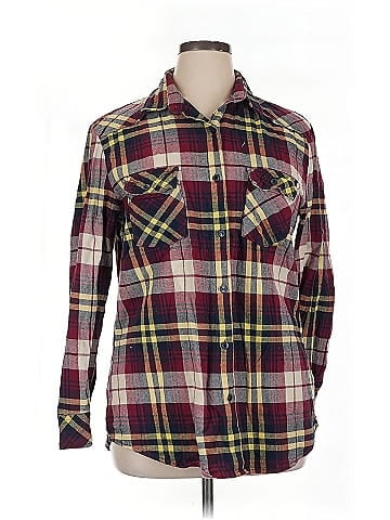 Matchstick Long Sleeve Button-Down Shirt (view 1)