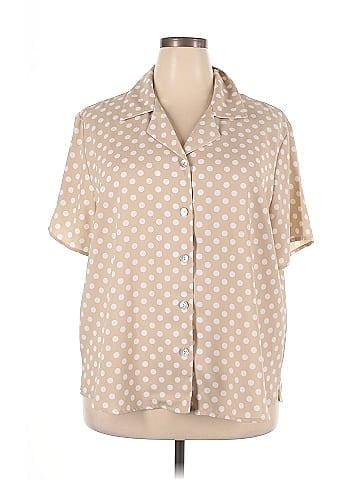 Susan Graver Short Sleeve Blouse (view 1)