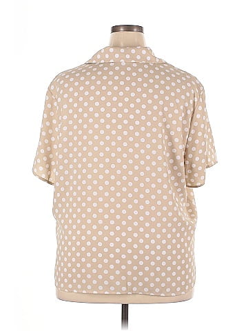 Susan Graver Short Sleeve Blouse (view 2)