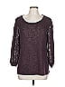 Soho JEANS NEW YORK & COMPANY Purple Pullover Sweater Size L - photo 1