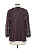 Soho JEANS NEW YORK & COMPANY Purple Pullover Sweater Size L - photo 2