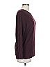 Soho JEANS NEW YORK & COMPANY 100% Acrylic Burgundy Pullover Sweater Size L - photo 3
