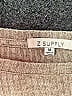Z Supply Gray Tan Long Sleeve Top Size M - photo 4