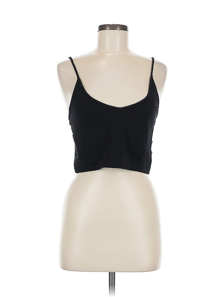 Pre-owned Sunday Best Sleeveless Top Black Halter Neckline Tops