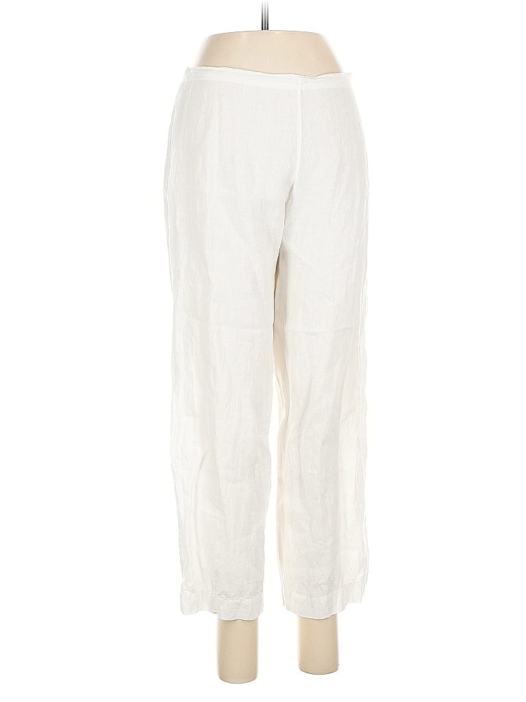 bryn WALKER 100% Linen Ivory Linen Pants Size M - photo 1