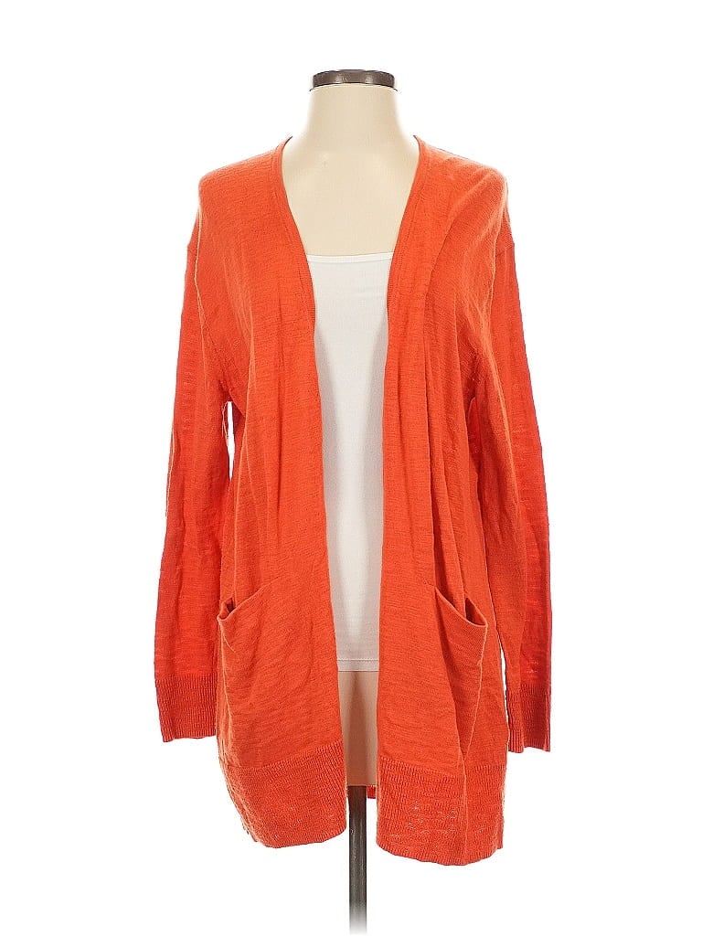 Pre-owned Madewell Cardigan Sweater In Orange