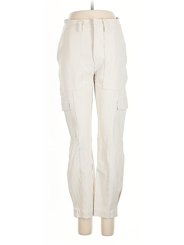 Pre-owned Banana Republic Cargo Pants In White