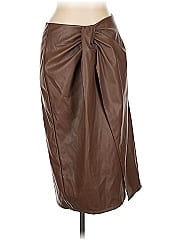 Open Edit Faux Leather Skirt