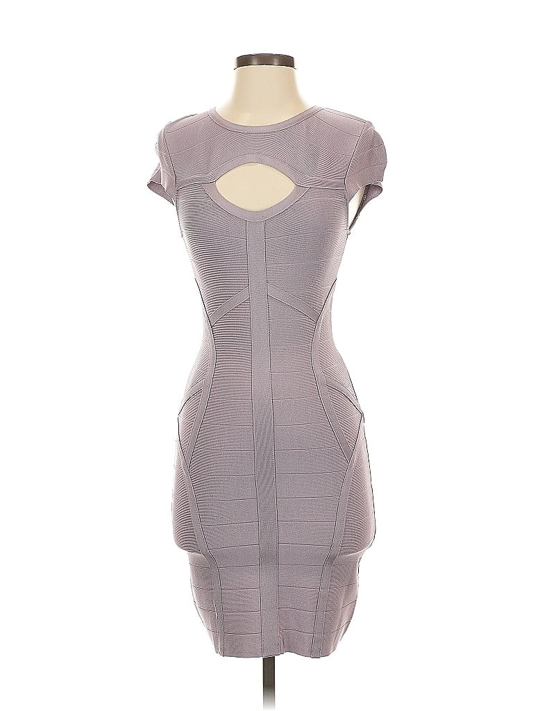 Bebe Gray Cocktail Dress Size XS - photo 1