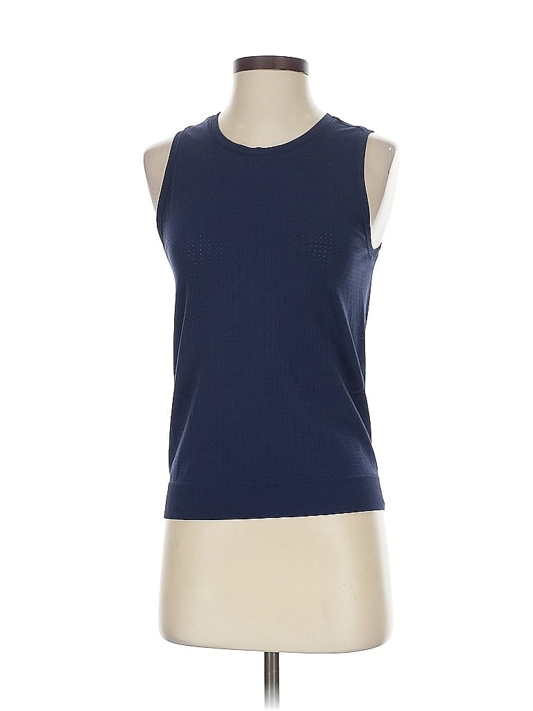 Pre-owned Unbranded Sleeveless T-shirt In Blue