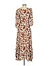 Nicholas 100% Viscose Paisley Brown Casual Dress Size 8 - photo 2