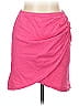 LNA 100% Cotton Solid Pink Casual Skirt Size L - photo 1