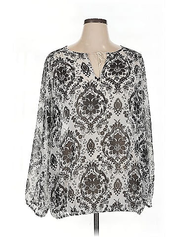 Lane Bryant Long Sleeve Blouse (view 1)
