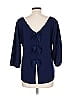7th Avenue Design Studio New York & Company Blue 3/4 Sleeve Top Size L - photo 2
