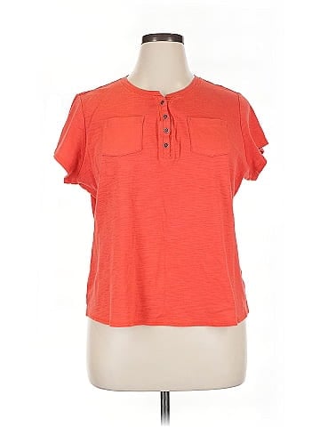 Liz Claiborne Short Sleeve Henley (view 1)