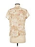 Christopher & Banks 100% Polyester Tan Short Sleeve Blouse Size M - photo 2