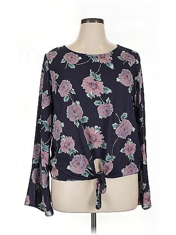 Lulus Long Sleeve Blouse (view 1)
