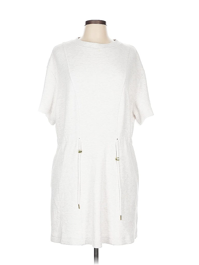 Varley White Gray Casual Dress Size L - photo 1