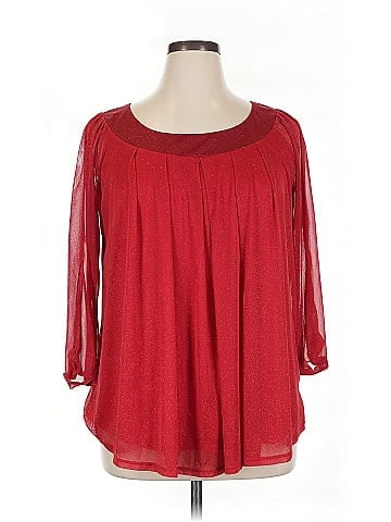 G Collection 3/4 Sleeve Blouse (view 1)