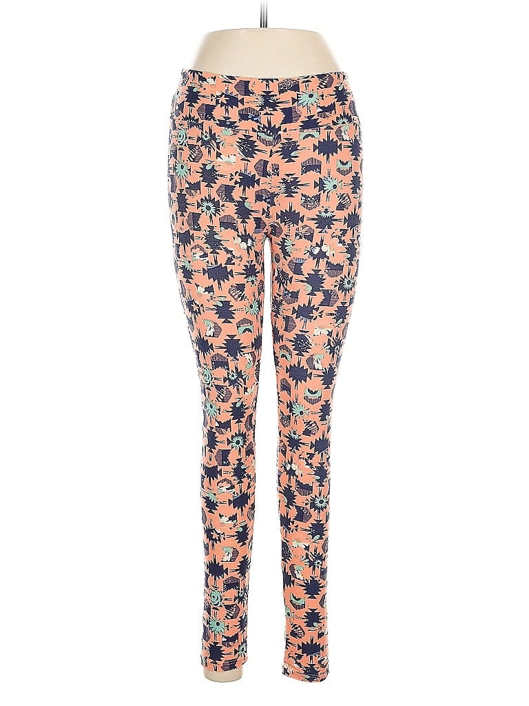 Pre-owned Lularoe Casual Pants In Orange