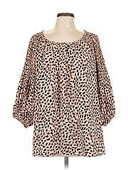 Easel 3/4 Sleeve Blouse
