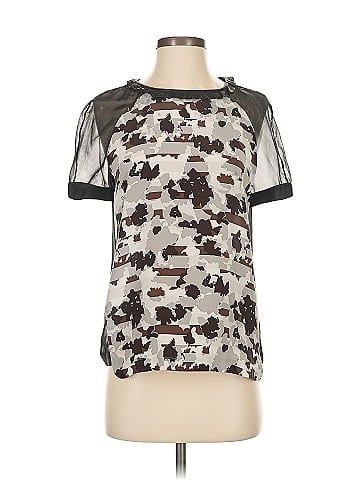 Thakoon Addition Short Sleeve Silk Top (view 1)