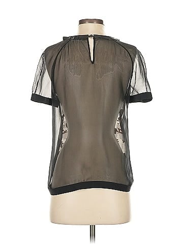 Thakoon Addition Short Sleeve Silk Top (view 2)