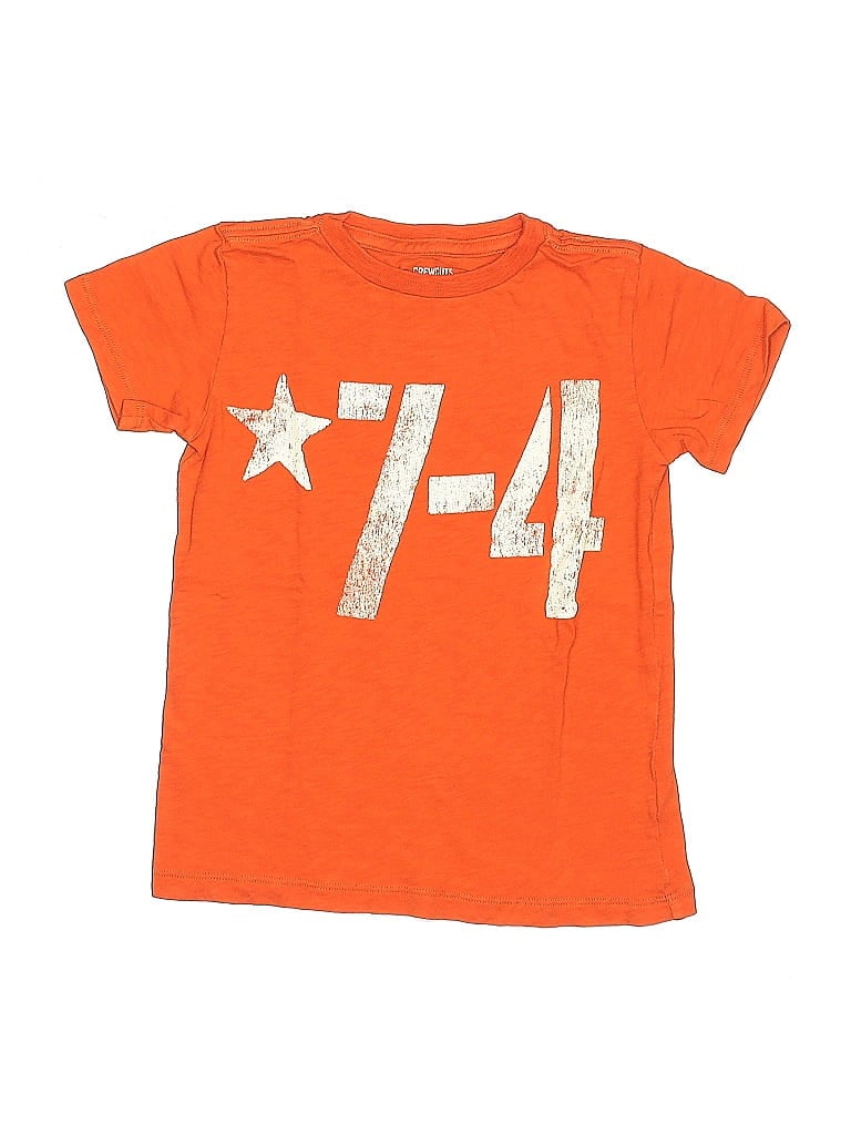 Click to view more detailed imagery on our partner's website Pre-owned Crewcuts Kids' Short Sleeve T-shirt In Orange