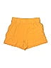 Magaschoni 100% Organic Cotton Solid Yellow Shorts Size XS - photo 1