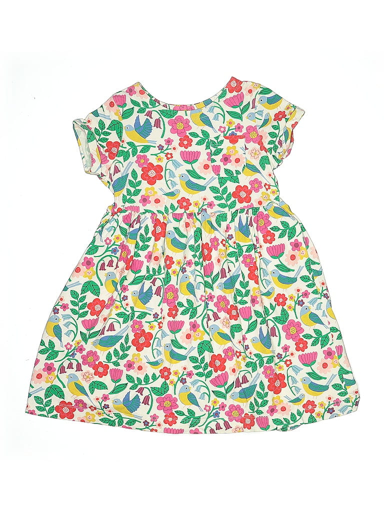 Mini Boden 100% Cotton Tropical Green Ivory Dress Size 6 - 7 - photo 1