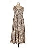 Cupshe 100% Polyester Animal Print Tan Casual Dress Size XL - photo 1