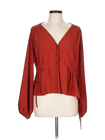 Topshop 3/4 Sleeve Blouse (view 1)