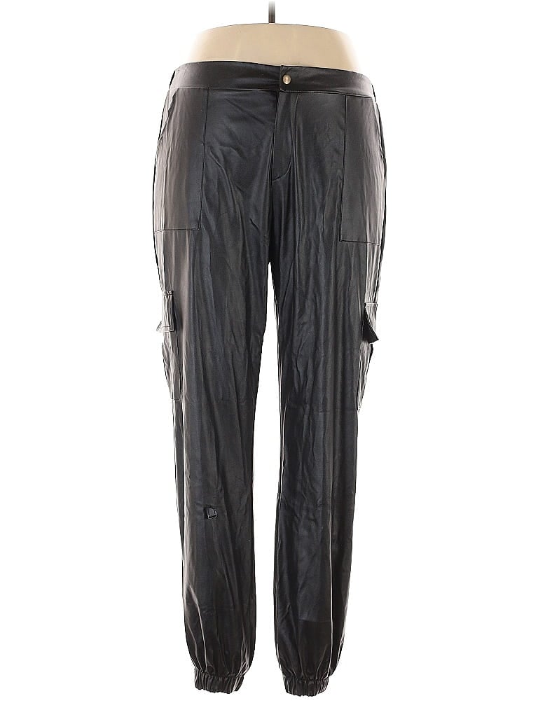 Pre-owned Unbranded Cargo Pants In Black