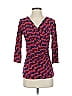 Ann Taylor Factory Red 3/4 Sleeve Top Size XS - photo 1