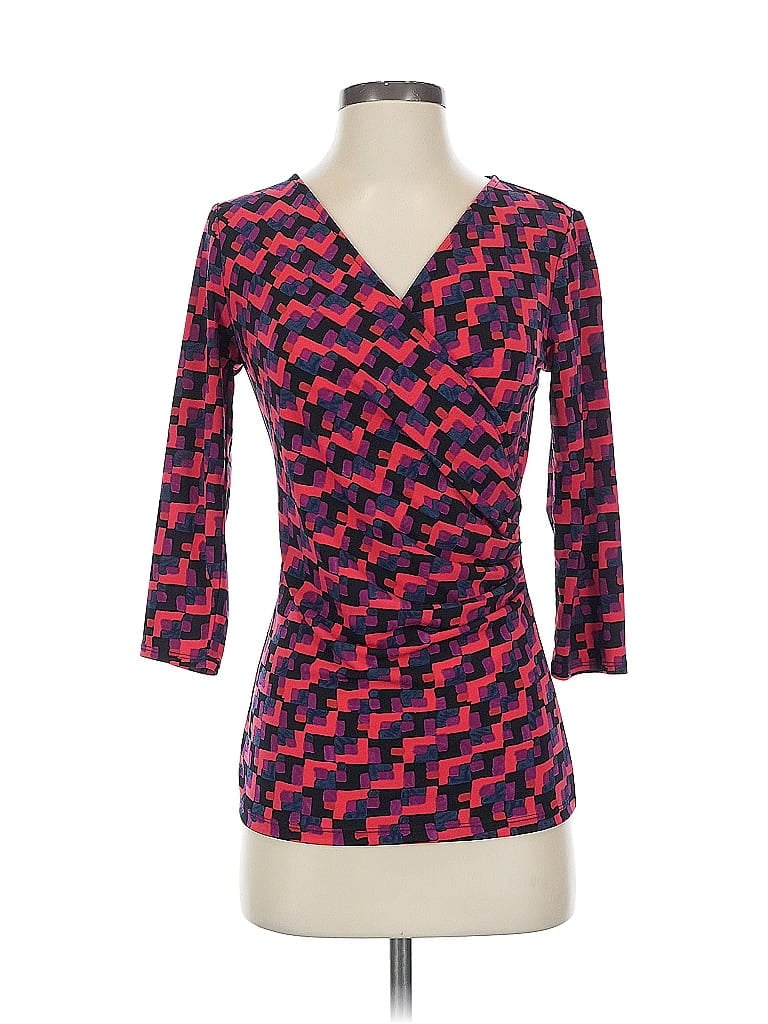 Ann Taylor Factory Red 3/4 Sleeve Top Size XS - photo 1