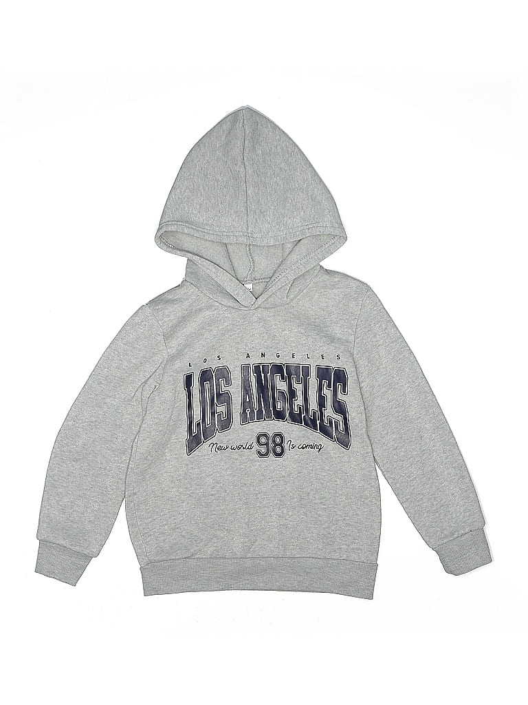 Pre-owned Unbranded Kids' Pullover Hoodie In Gray