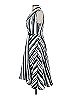 Gracia Stripes White Cocktail Dress Size S - photo 4