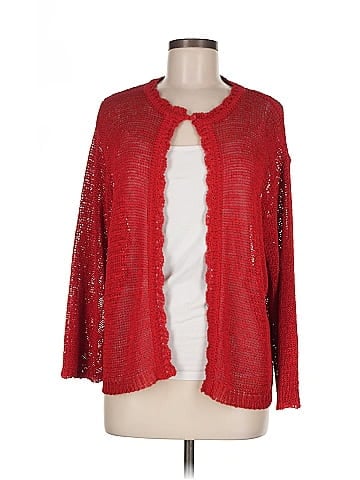 Sag Harbor Red Knit Cardigan by Sag Harbor (view 1)