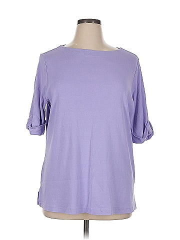 Karen Scott 3/4 Sleeve Top (view 1)