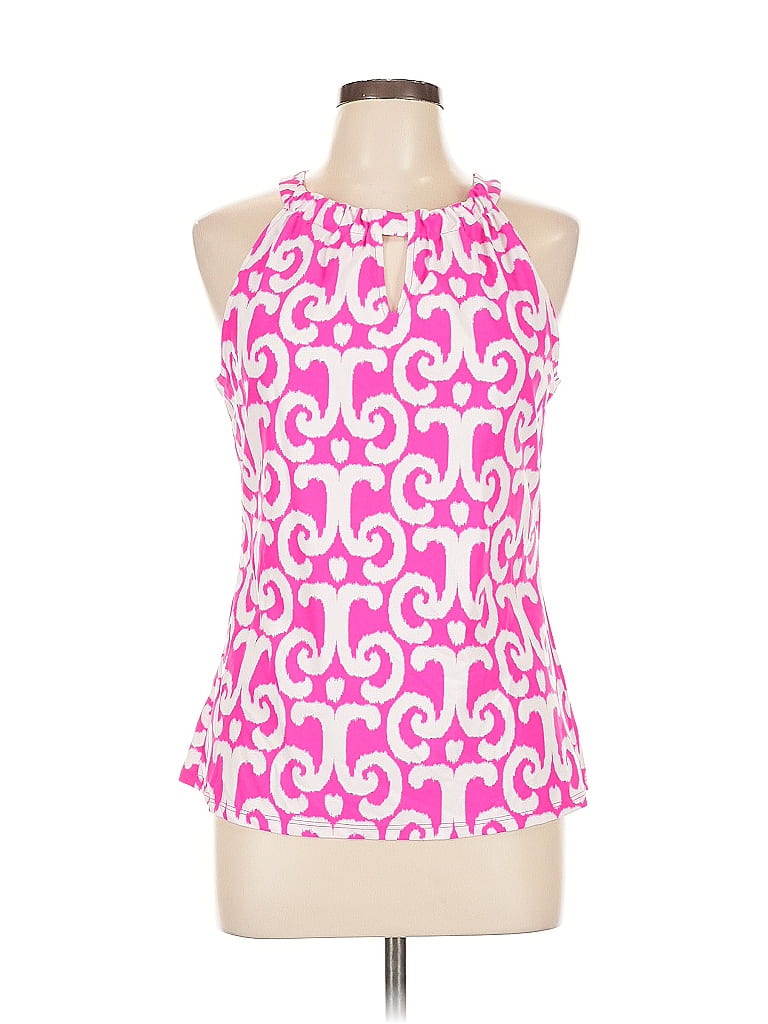 Jude Connally Pink Sleeveless Blouse Size L - photo 1