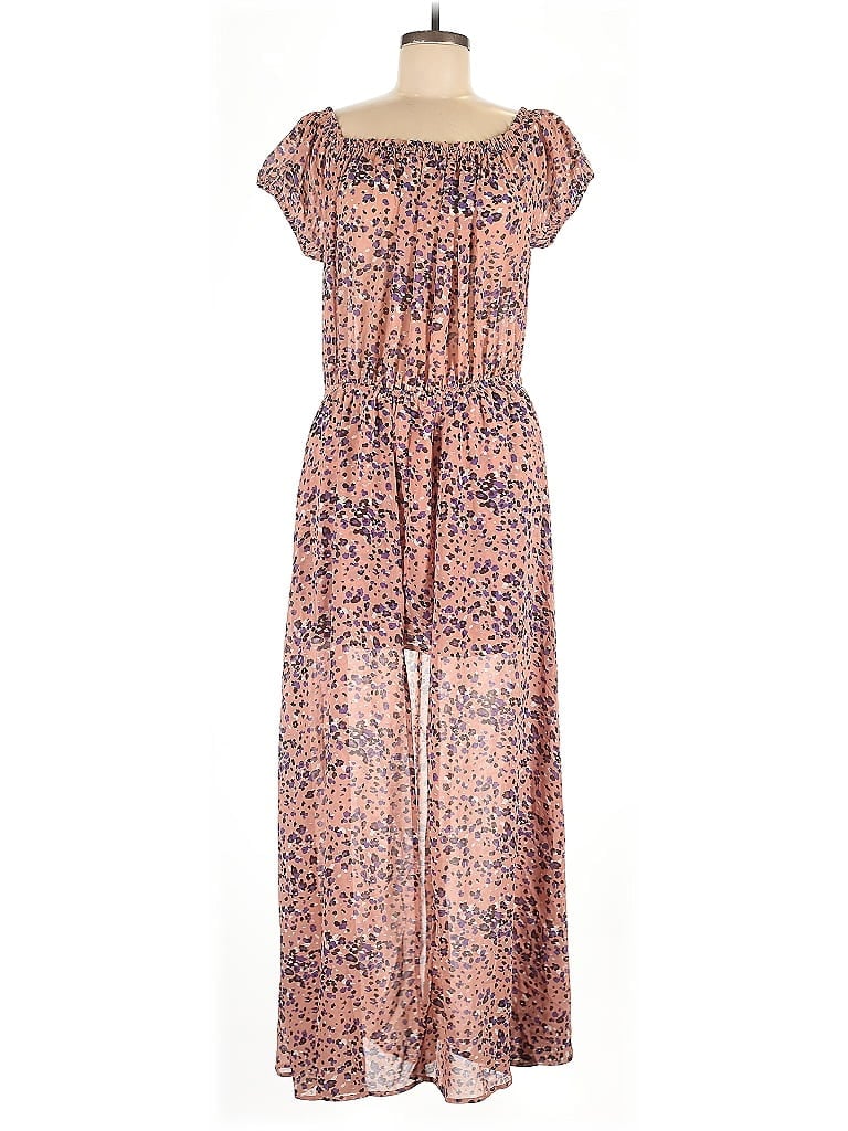 Pre-owned Kori America Casual Dress In Brown