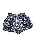 Justice 100% Viscose Paisley Blue Shorts Size 14 - 16 - photo 1