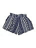 Justice 100% Viscose Paisley Blue Shorts Size 14 - 16 - photo 2