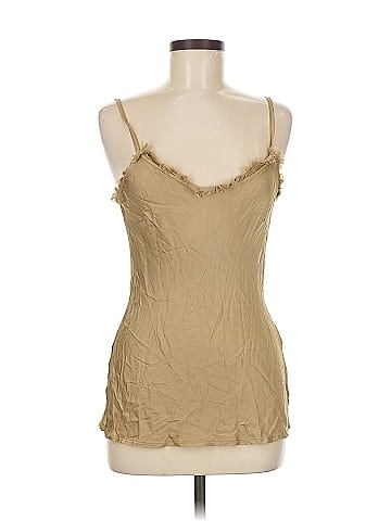 Saint Tropez Tan Lace Slip Dress with Frills (view 1)